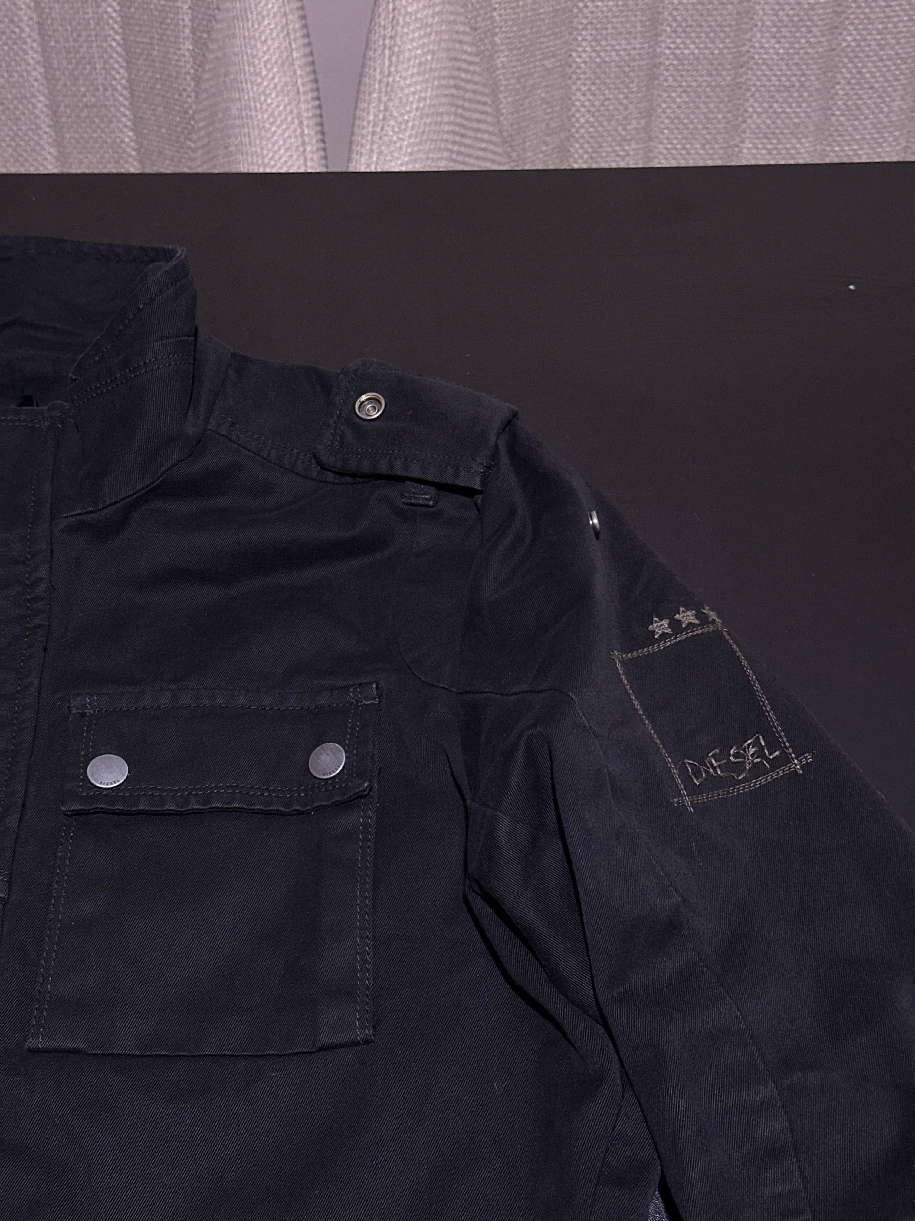 DIESEL military denim jacket - M