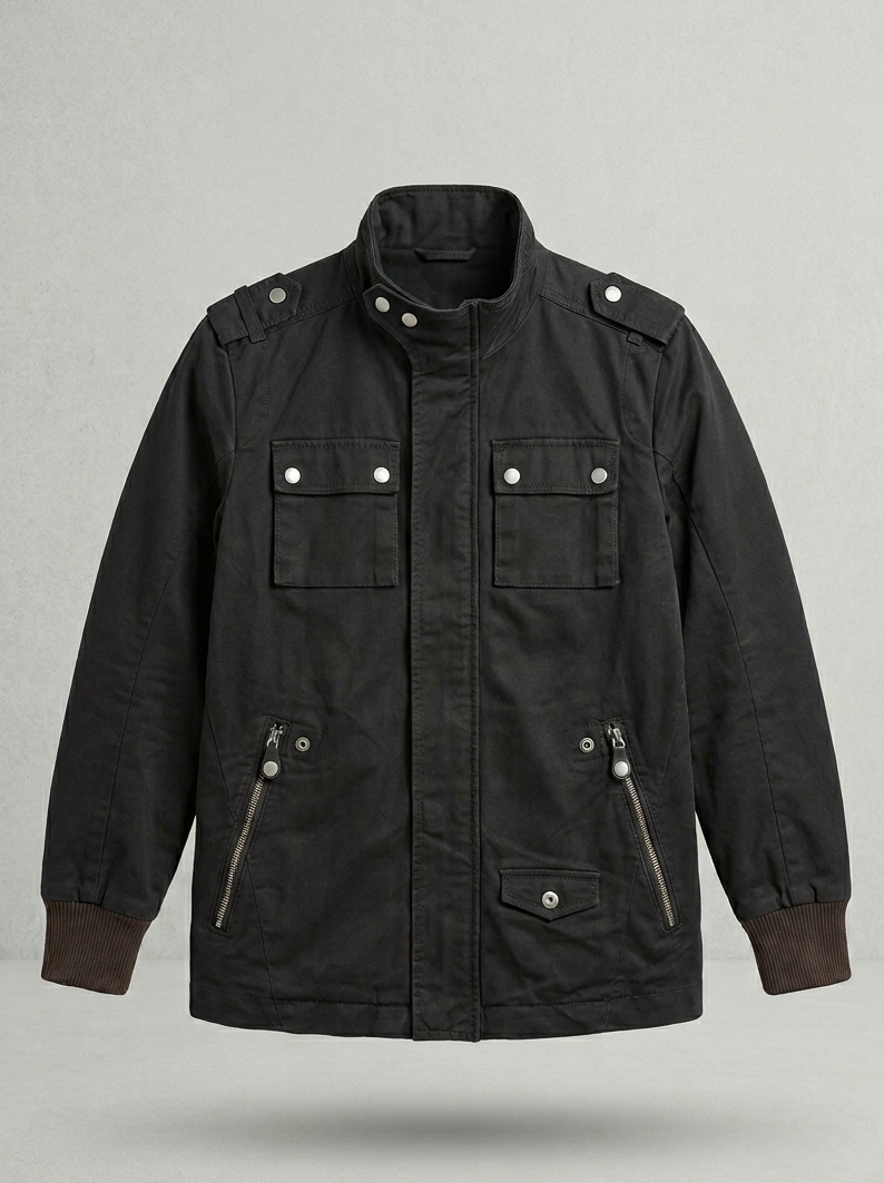 DIESEL military denim jacket - M