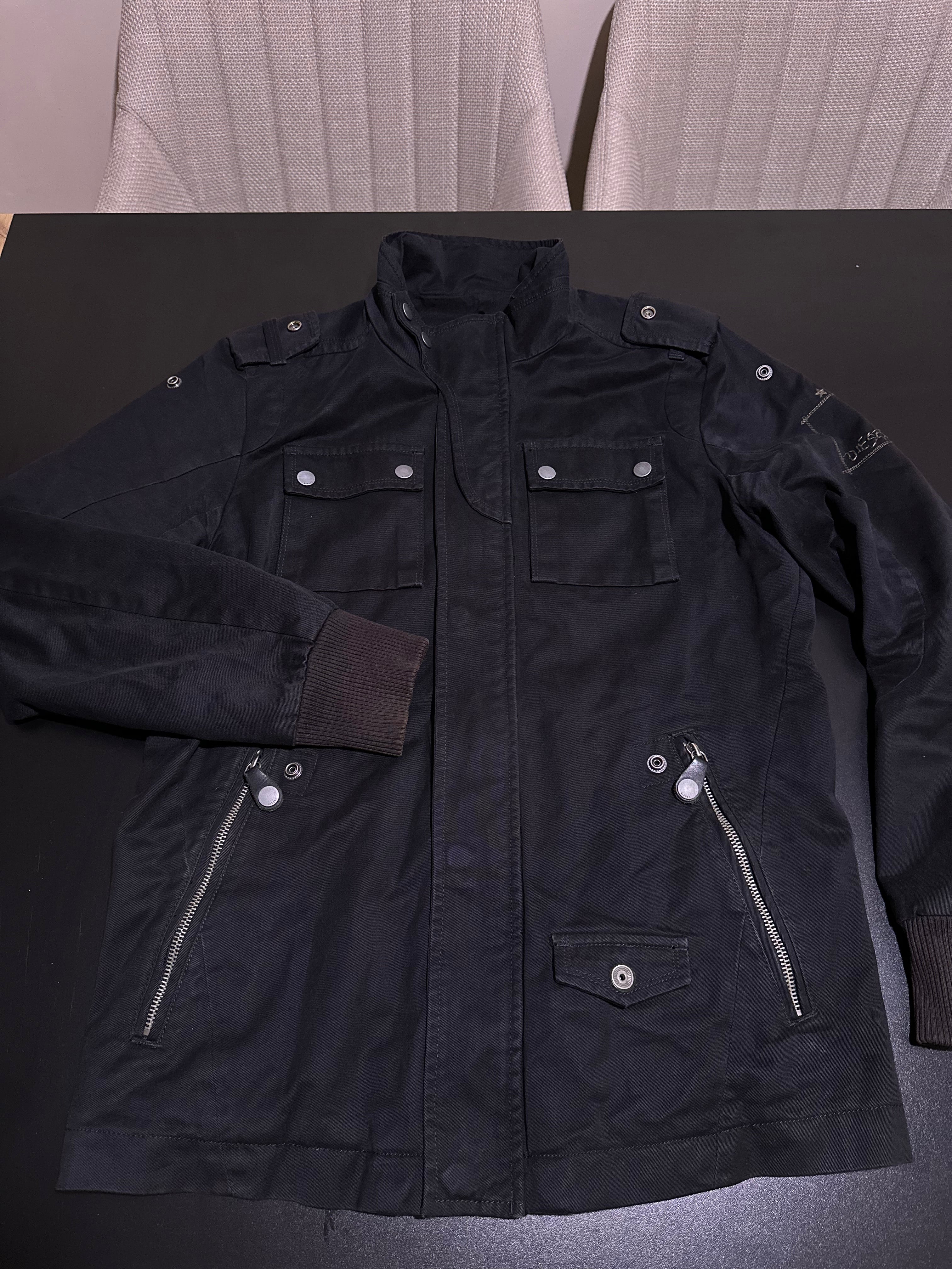 DIESEL military denim jacket - M