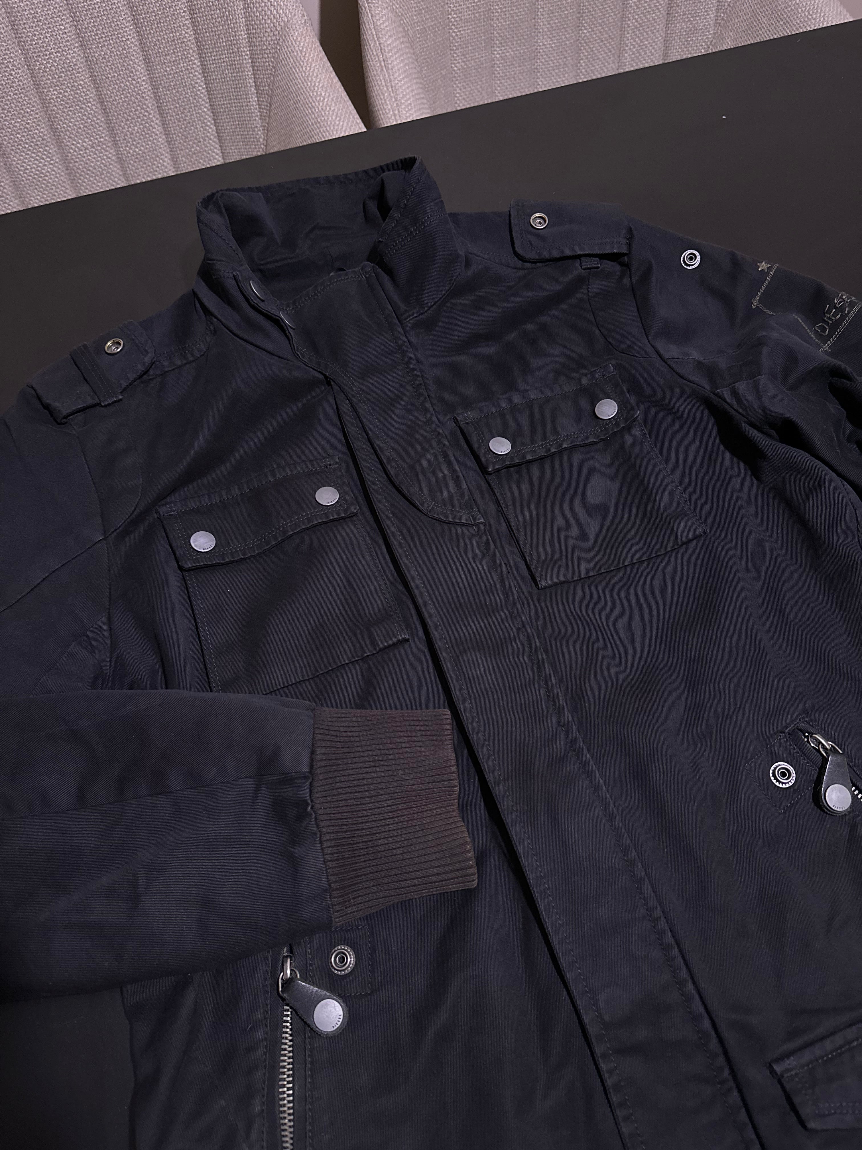 DIESEL military denim jacket - M
